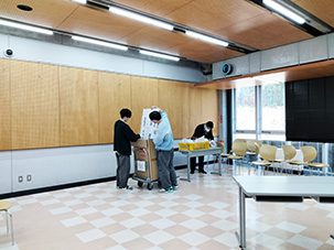 中川研 オープンキャンパス設営 2025.10.10