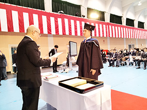 情報通信工学科学位授与式