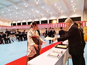 情報通信工学科学位授与式