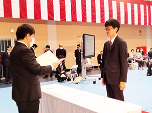 情報通信工学科学位授与式