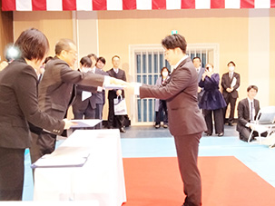 情報通信工学科学位授与式